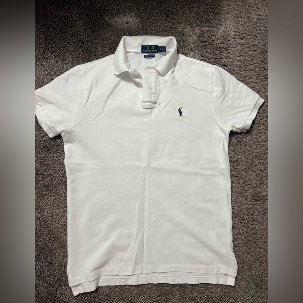 White polo shirt
